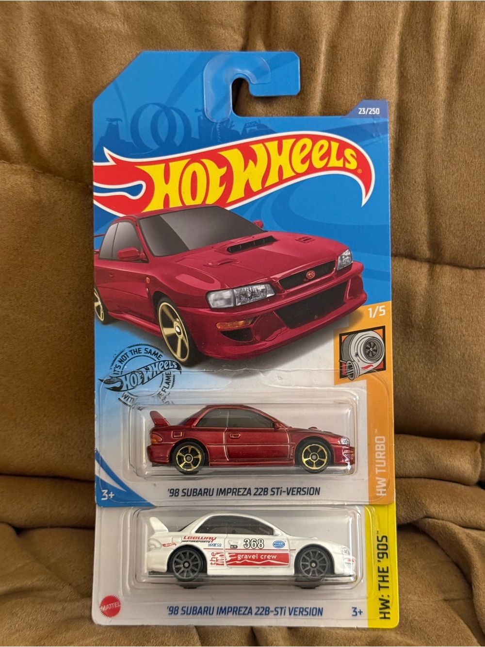 Hot Wheels '98 Subaru Impreza 22B STI-Version - Red